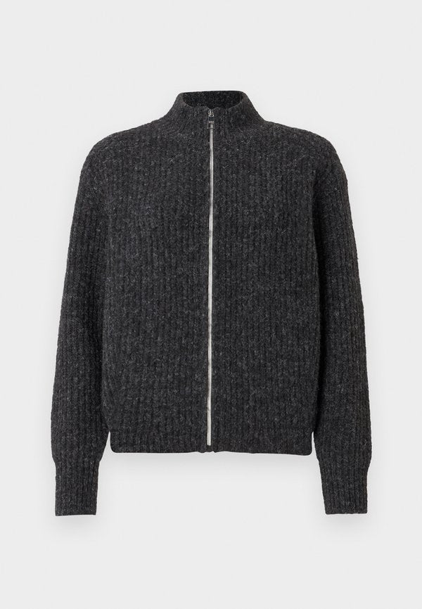 TOM TAILOR DENIM HAIRY ZIP CARDIGAN