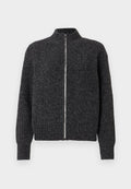 TOM TAILOR DENIM HAIRY ZIP CARDIGAN