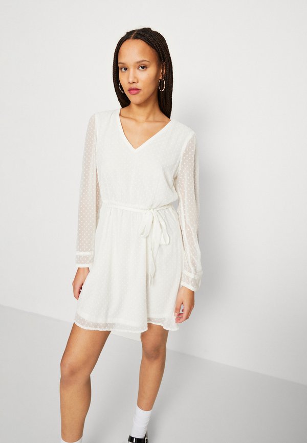 ONLY ONLLOTTE V NECK MINI DRESS