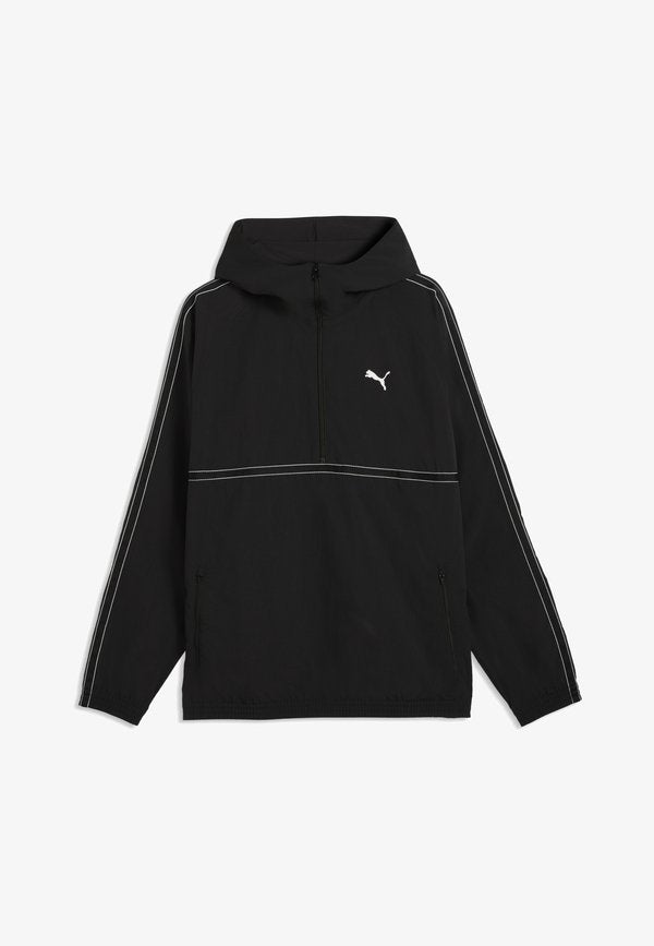 Puma PUMA CLASS RELAXED PINNACLE HOODIE MIT REISSVERSCHLUSS BIS ZUM HALS - Training jacket - black