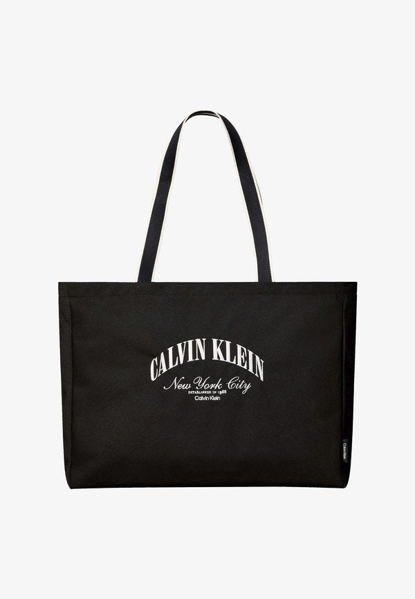 Calvin Klein GRAPHIC CAPSULE - Tote bag - black