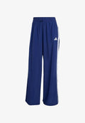 adidas Sportswear ESSENTIALS 3 STRIPES LIFESTYLE WOVEN PARACHUTE - Tracksuit bottoms - dark blue white