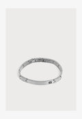 Calvin Klein ARCHITERCURAL ID - Bracelet - silver-coloured/black