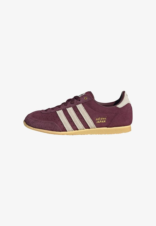 adidas Originals JAPAN W - Trainers - maroon   cream white   gold metallic