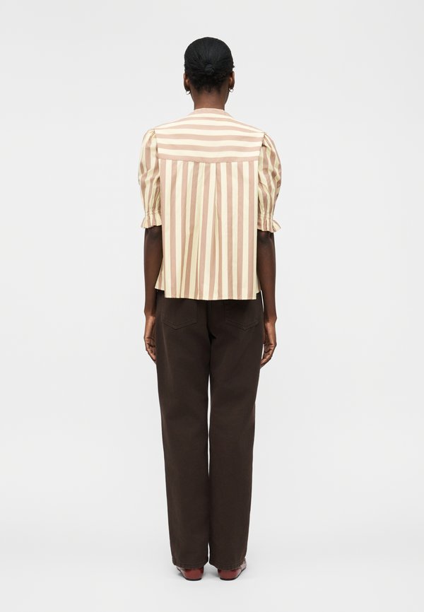 Stine Goya SOFT STRIPED EMBROIDERY SMOCKED GATHERED