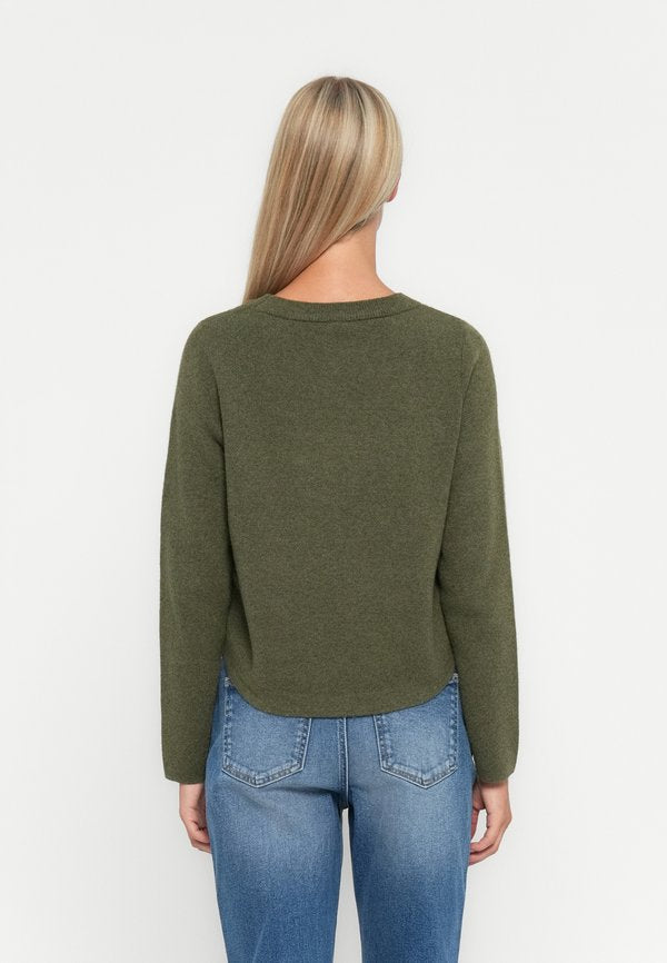 ONLY ONLRAMONE BUTTON DETAIL O NECK