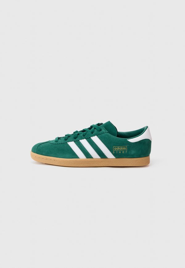 adidas Originals STADT UNISEX - Trainers - collegiate green/white/gold-coloured