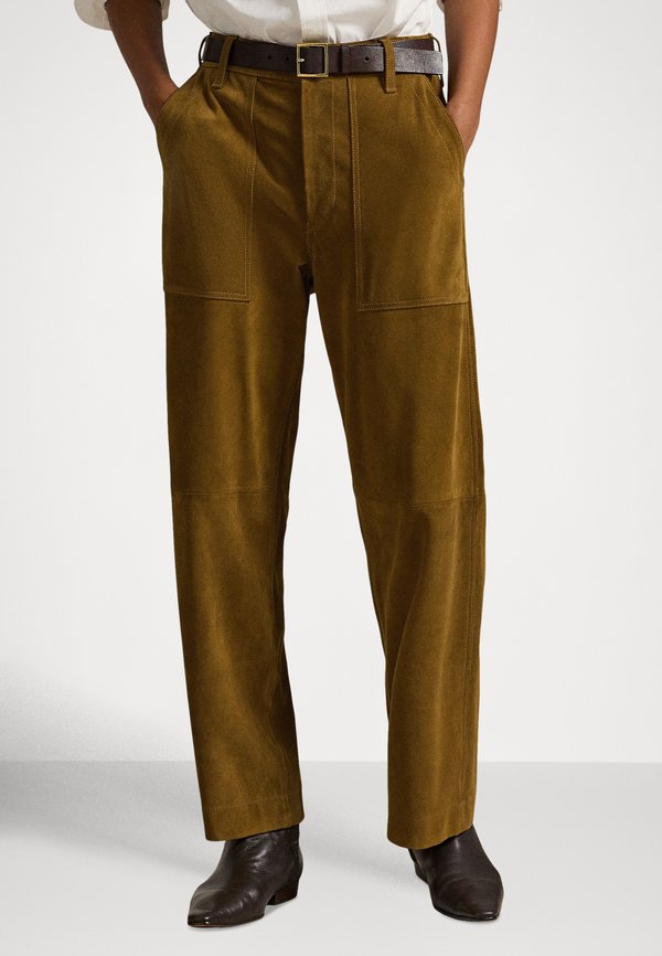 Polo Ralph Lauren THE SUEDE WIDE-LEG CROP RICKY PANT