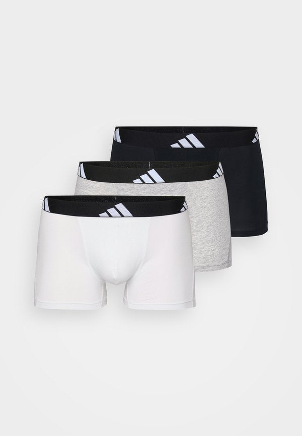adidas Sportswear TRUNK 3 PACK - Trunks - black/white/grey