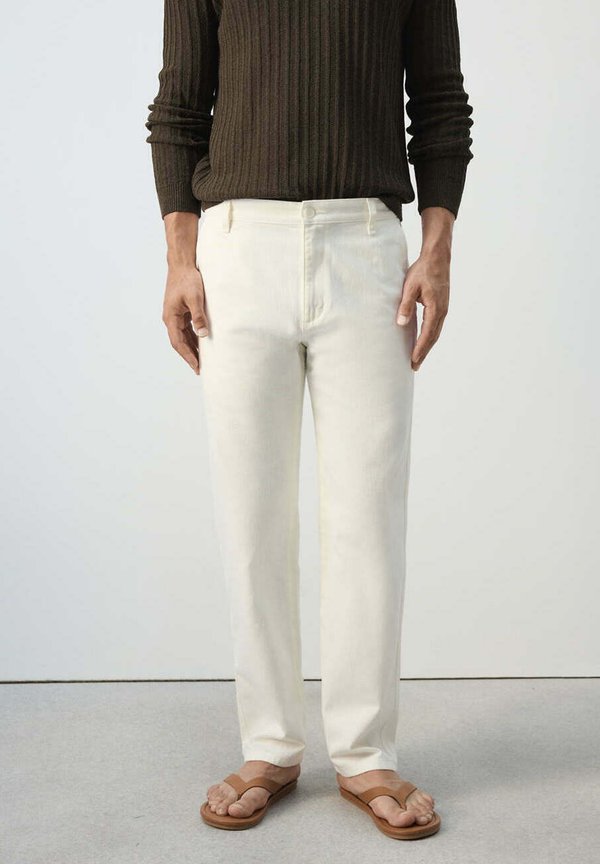 Mango ADULT - Straight leg jeans - off white