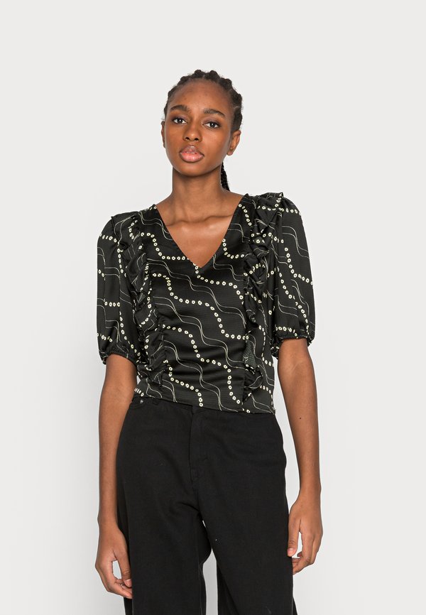 Pieces PCHAISLEY V NECK TOP