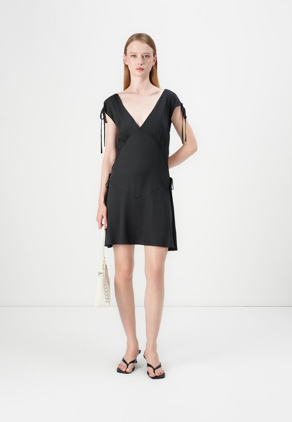 Weekday V NECK MINI DRESS