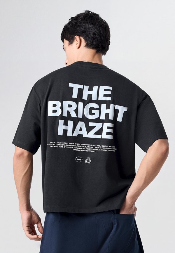 Bershka STREET LETTERING - TSHIRT - Print T-shirt - royal blue