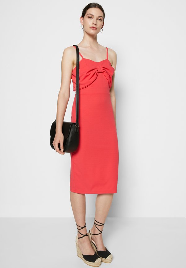 WAL G. WGXZL WEDDING - PARIS BOW MIDI DRESS