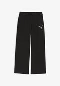 Puma GRAPHIC LEO LUXE BEDAZZLED SLOUCHY - Tracksuit bottoms - puma black