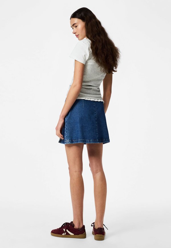 Pieces Mini PCSILKE HW SLIT DENIM