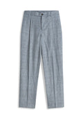 Tommy Hilfiger SMART CASUAL CHECK PURE LINEN TAPERED TROUSERS