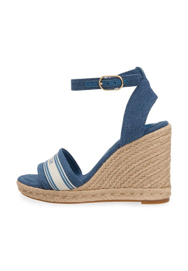 Tommy Hilfiger CANVAS DENIM WEDGE ESPADRILLES