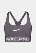 Nike Performance W NP DF BRA TT GRX - Medium support sports bra - thunder grey/pink foam/metallic silver-coloured