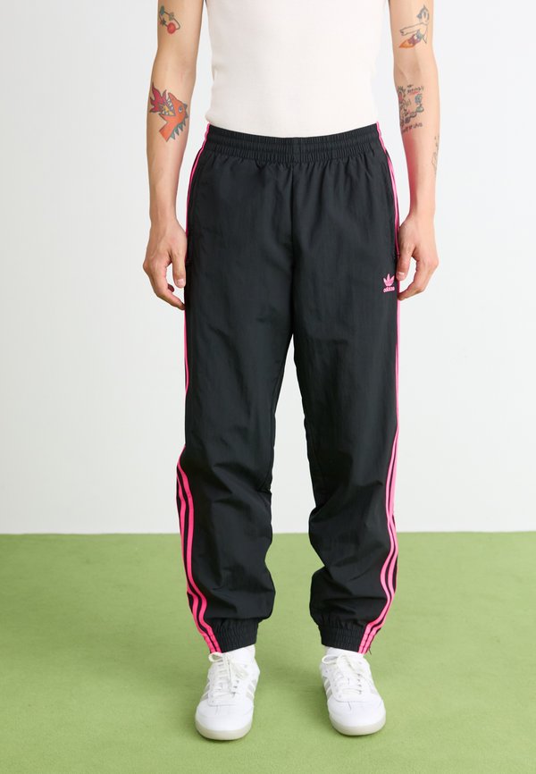 adidas Originals FIREBIRD PANTS - Tracksuit bottoms - black lucid pink