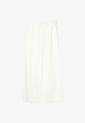 Bershka WITH AN ELASTICATED WAISTBAND - Trousers - white