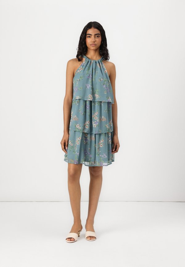 VILA VIMICHELLA HALTER NECK SHORT DRESS