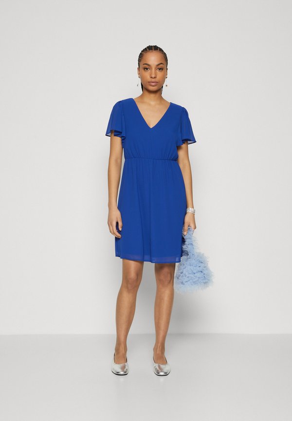 VILA VIMICADA V NECK SHORT DRESS