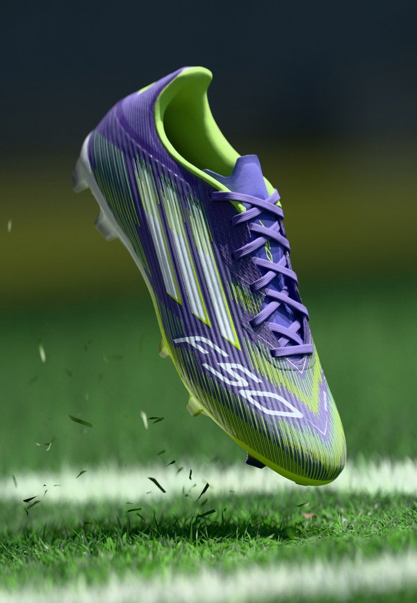 adidas Performance F50 LEAGUE FIRM GROUND FOOTBALL BOOTS - Firm-ground football boots - purple rush/footwear white/lucid lemon