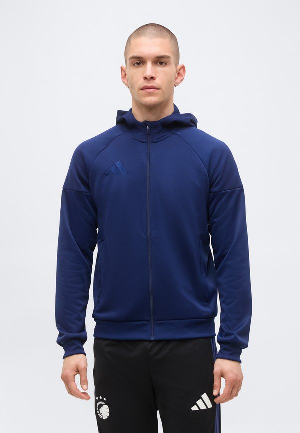 adidas Performance TIRO25 FULL ZIP HOODIE - Training jacket - team navy blue