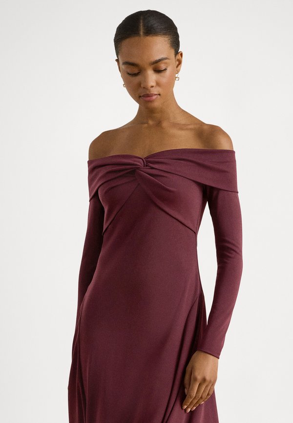 Lauren Ralph Lauren TWIST-FRONT OFF-THE-SHOULDER DRESS
