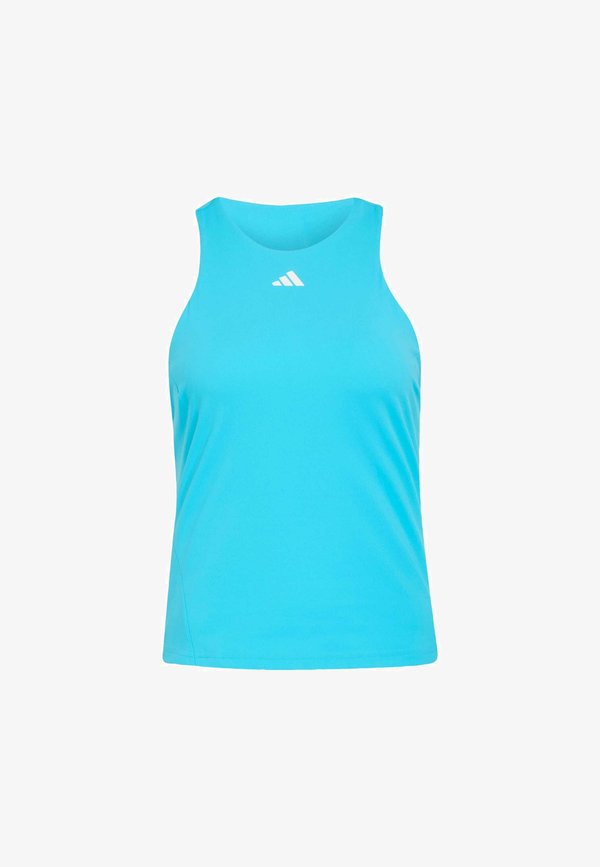 adidas Performance CLIMACOOL Y-TANK - Top - signal cyan