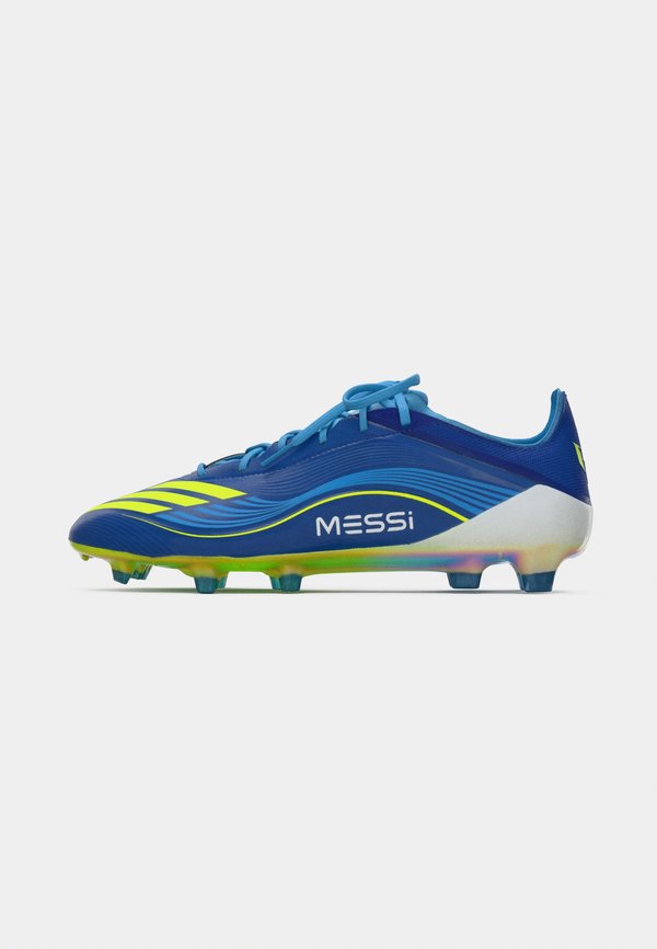 adidas Performance F50 MESSI ELITE FIRM GROUND FOOTBALL BOOTS - Firm-ground football boots - team royal blue/solar yellow/semi blue burst