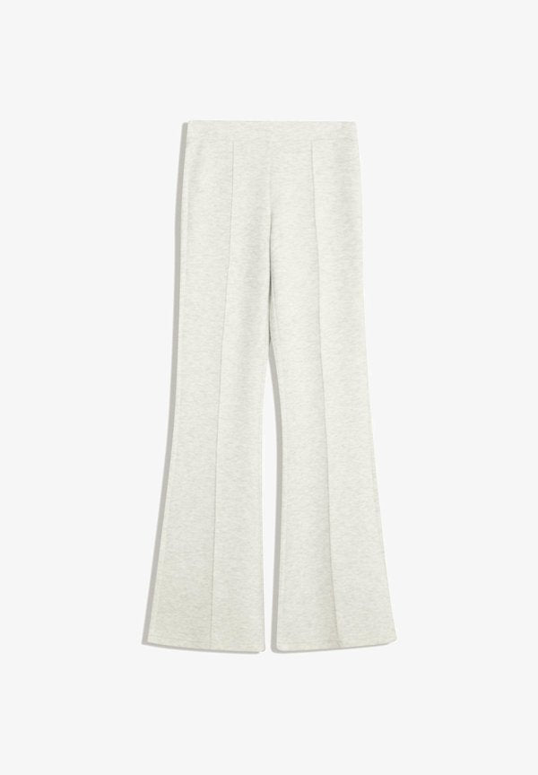 Bershka FLARED - Tracksuit bottoms - dark grey