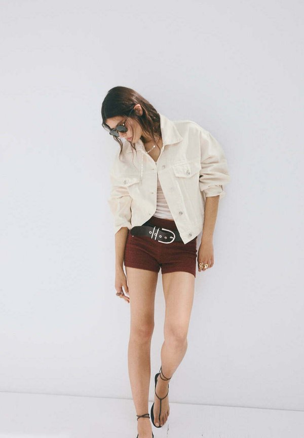 Mango ADULT - Denim jacket - off-white