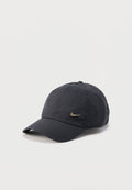 Nike Sportswear UNSTRUCTURED UNISEX - Cap - black/metallic gold-coloured