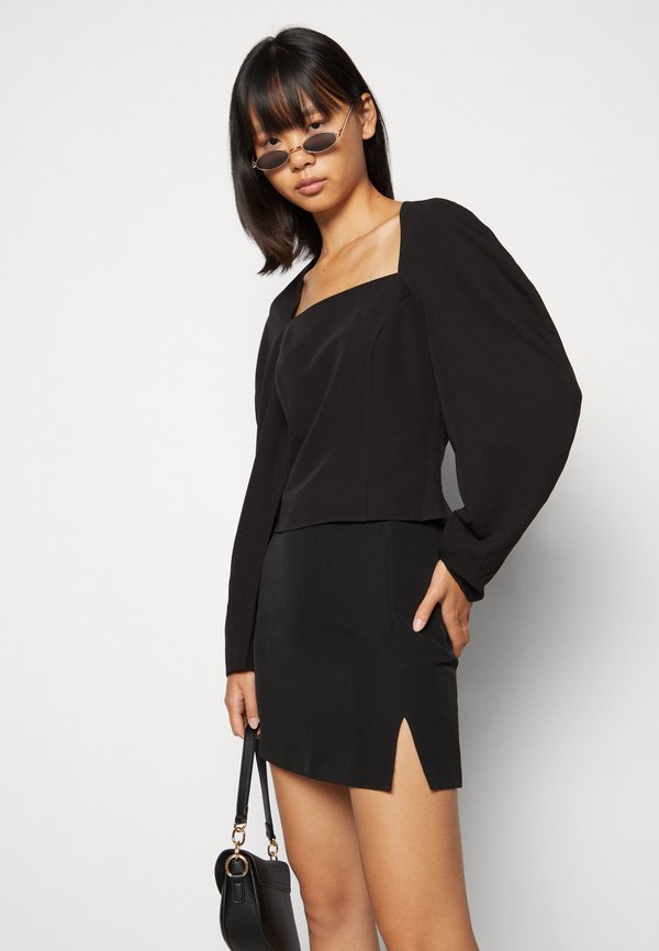 NA-KD VOLUME SLEEVE BLOUSE