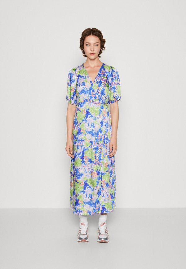VILA VILAILA 2/4 WRAP MIDI DRESS