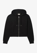 Calvin Klein Jeans MONOGRAM RELAXED  - Zip-up sweatshirt - black