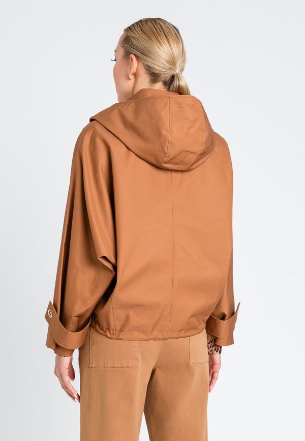 TWINSET CABAN CON CAPPUCCIO