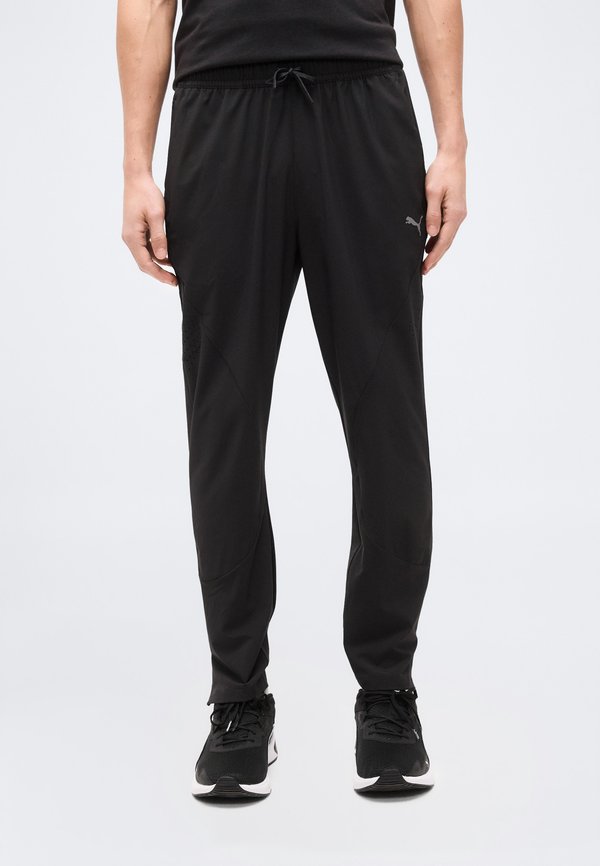 Puma WARM UP - Tracksuit bottoms - black