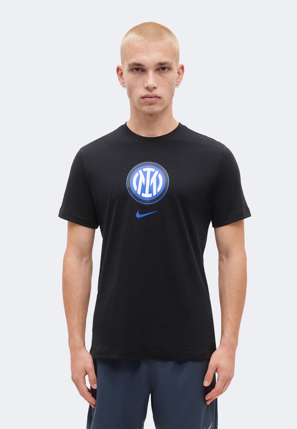 Nike Performance INTER MILAN CREST TEE - Club wear - black
