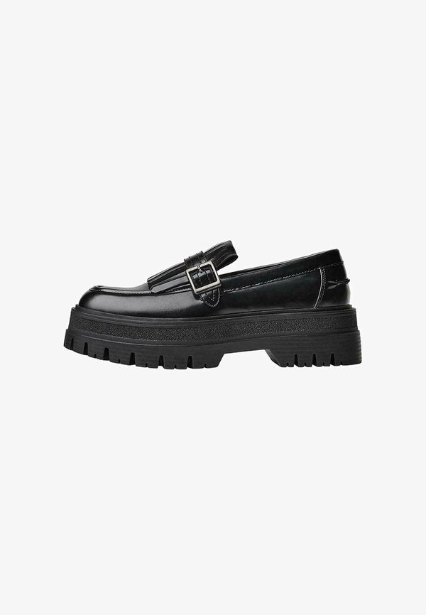 Bershka Slip-ons - black