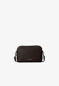Calvin Klein WEBBING CAMERA BAG - Cross body bag - dark brown