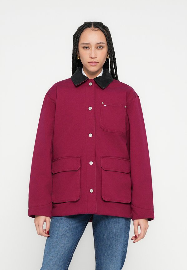 Tommy Jeans CORDUROY COLLAR TWILL UTILITY JACKET