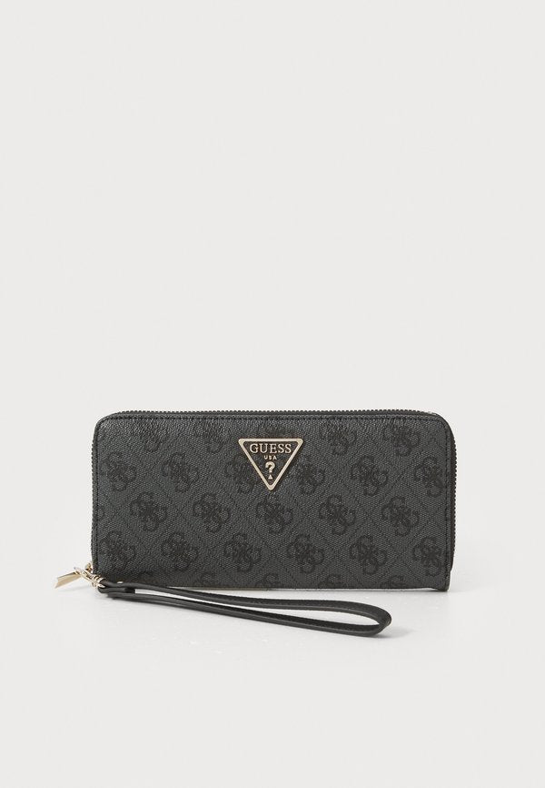 Guess LAUREL LARGE ZIP AROUND - Wallet - dark grey