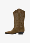 Bershka Cowboy/Biker boots - sand