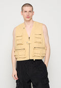 Nike Sportswear M NL UTILITY VEST - Waistcoat - sesame sesame
