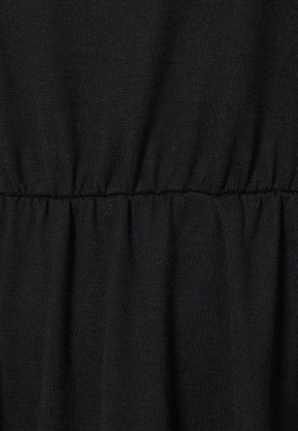 NU-IN BOAT NECK BALLOON SLEEVE SKATER DRESS