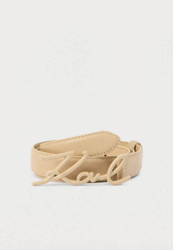 KARL LAGERFELD SIGNATURE ENAMEL BELT