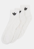 adidas Originals 1/4 3PACK - Socks - white/black